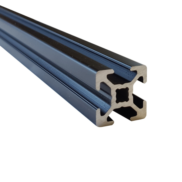 Aluprofil 20 x 20 Nut 6 schwarz im Zuschnitt 80 mm - 5900 mm BP20N6 Aluprofil 20 x 20 Nut 6 schwarz im Zuschnitt 80 mm - 5900 mm BP20N6