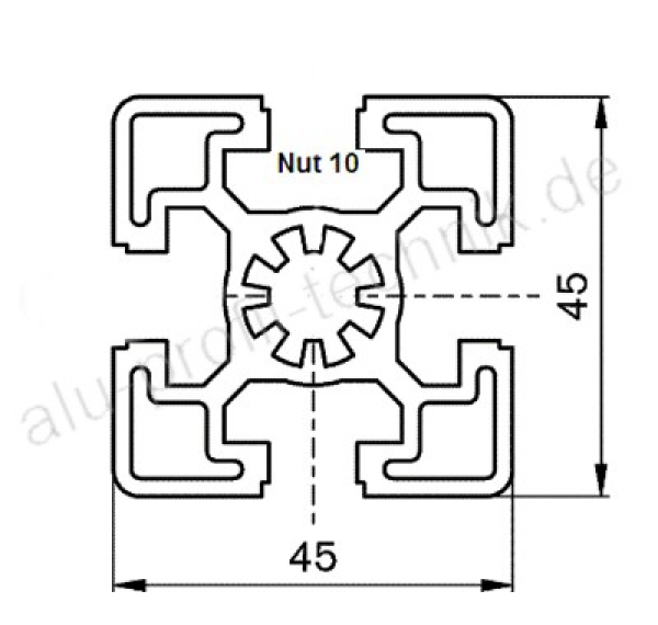 profil,aluminium,alu,Profil 45 x 45 profil,aluminium,alu,Profil 45 x 45