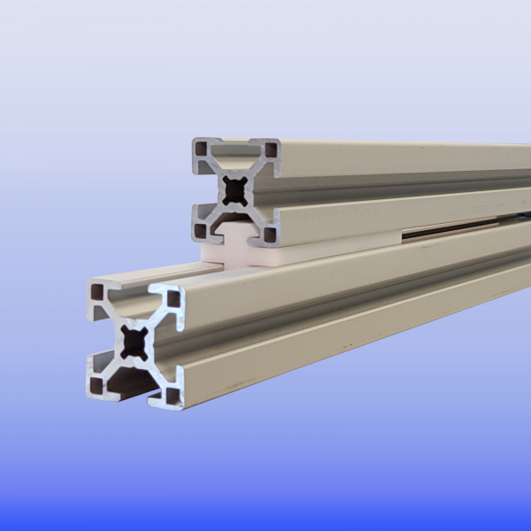 Profilgleiter Nut 8 mittig Nut 8 / Nut 8 mittig für Aluprofil 30 Nut 8