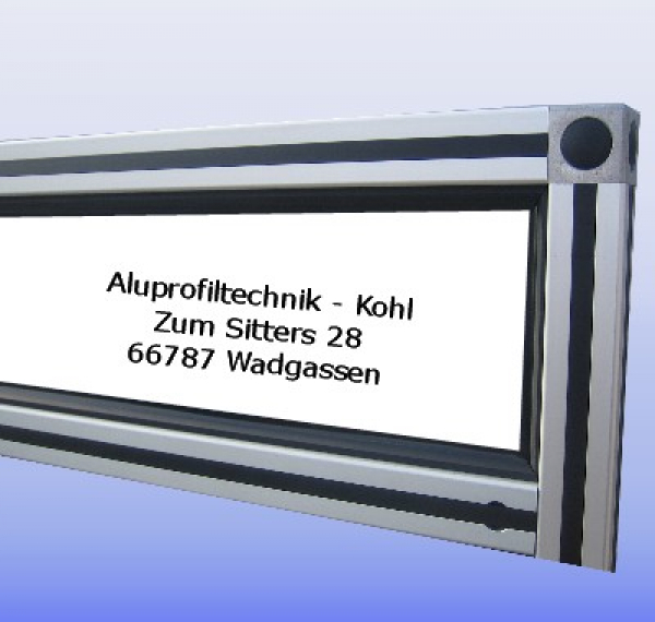 Schutzscheibenprofil Kunststoff Licht Grau Nut 10 Profil 45 Bosch Raster