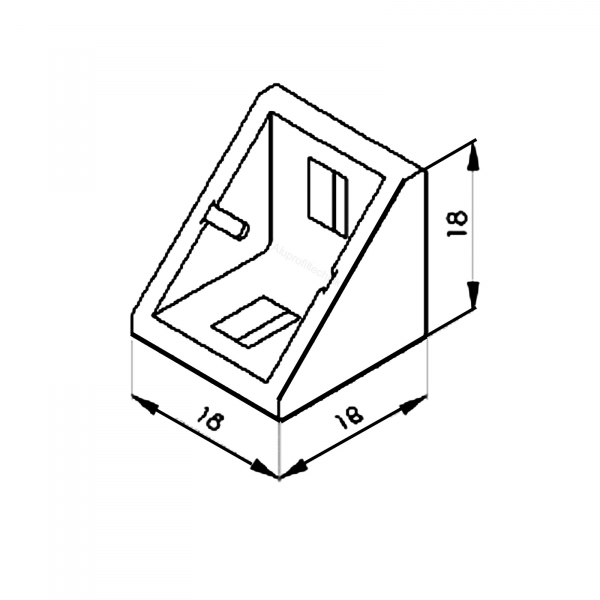 Winkel-20x20-Befestigung-Alu-profile-Strebenprofilr-Maschinenbau-Modellbau-Designprofil-Abdeckkappe