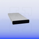 Profilabdeckkappe für Nutplatte 16 x 160 Nut 8 Kunststoff schwarz