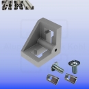 Winkelblock 40 Aluprofil 40 Nut 8